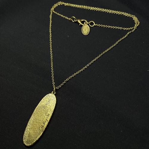 Collar Michal Negrin Cristales Esmalte Flores Hecho en Israel - Imagen 8 de 10