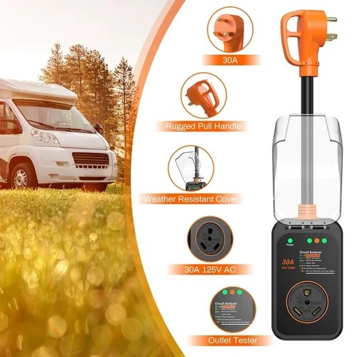 Nexpow RV Surge Protector 30 Amp Upgraded 8400 Joules RV Circuit Analyzer Guard - Bild 8 von 11