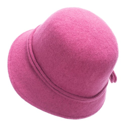 Frauen Retro Weiche Strick Wolle Cloche Eimer mit Seitlichen Blumenhut A466 - Bild 46 von 72