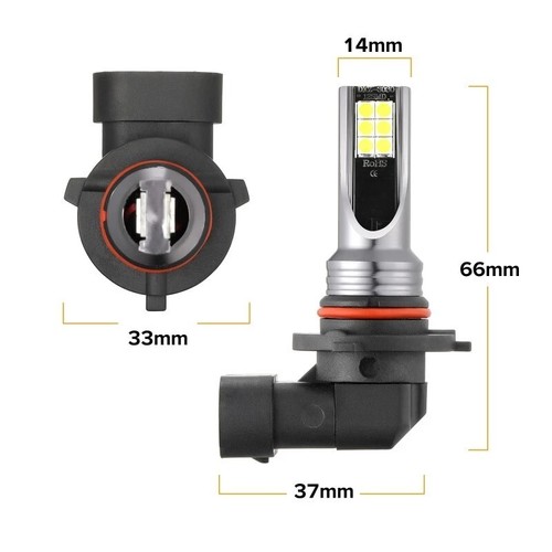 9005 9006 LED Headlights Kit Combo Bulbs 8000K High Low Beam Super White Bright - Picture 3 of 12