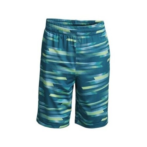 Lands' End Boys Size Medium (8) Athletic Shorts 7" Inseam Green Striped NEW - Picture 5 of 5