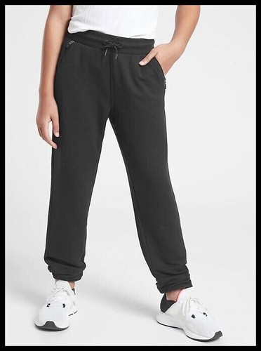 ATHLETA GIRL WARM UP BLACK JOGGER PANTS SIZE MEDIUM/ 8-10 NEW - Picture 3 of 5