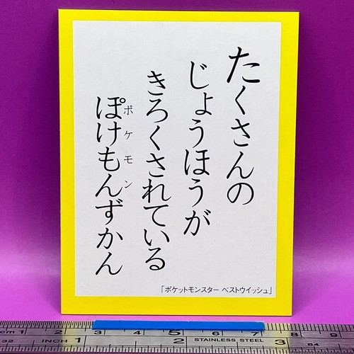 Pokedex Pokemon Playing Card Carta Best Wish Nintendo TCG Japanese #775 - Picture 4 of 4