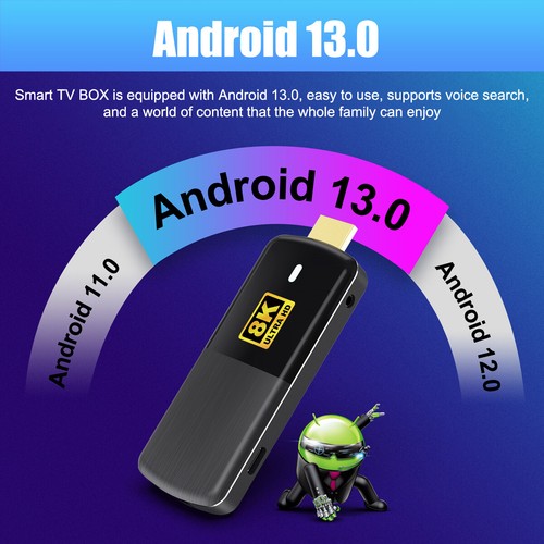 H96MAX M3 8K Smart Android 13.0 TV Box Quad Core HD Stream Player Bluetooth v5.0 - Picture 3 of 19