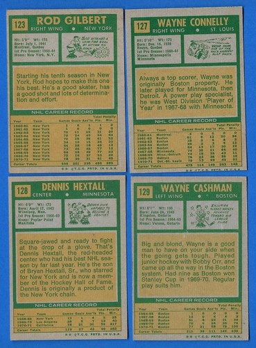 1971-72 TOPPS 71-72 NHL HOCKEY CARD & PRINT ERROR 1-132 & BOOKLET 1-24 SEE LIST - Picture 241 of 275