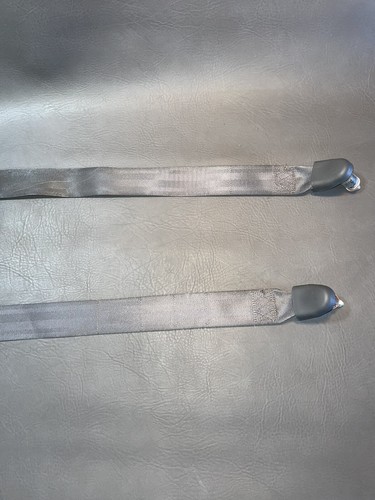 06-11 KIA RIO FRONT SEAT BELTS SEATBELTS DRIVER PASSENGER FRONT GRAY OEM - Picture 4 of 12