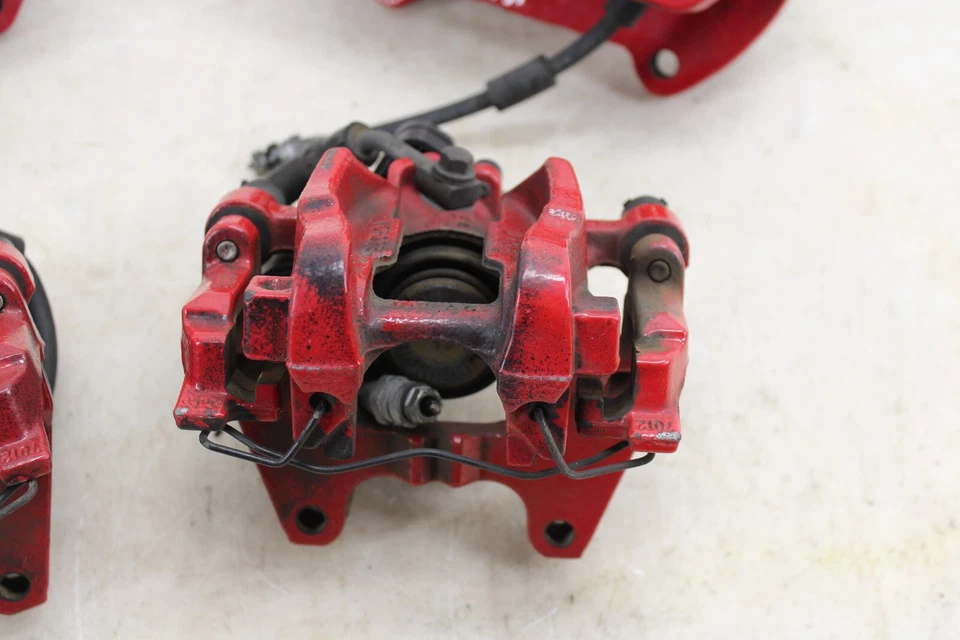 Juego de pinzas de freno rojas para Audi S3 2015-2020 OEM JH50 Foto 2 de 4