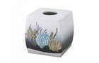 Avanti Blue Lagoon Ombre Seashells Tissue Box Cover, Multi