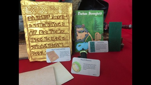 DND Artifact, Dungeon props, dwarven, dwarf, golden, 5e, dungeon book, quest - Picture 1 of 4