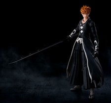 Bleach Ichigo Kurosaki Tensa Zangetsu 6,1 Zoll Anime Actionfigur PVC S.H.Figu...