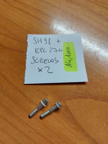 TECHNICS SHELL + EPC 270c MOUNTING SCREWS HEADSHELL Cartridge Head Shell VITI - Picture 2 of 3