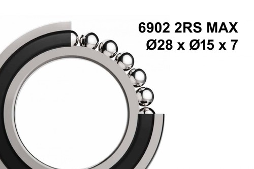 ELVEDES hub wheel bearing 6902 2 RS MAX 15 x 28 x 7 mm NEW 2020064 - Picture 4 of 6