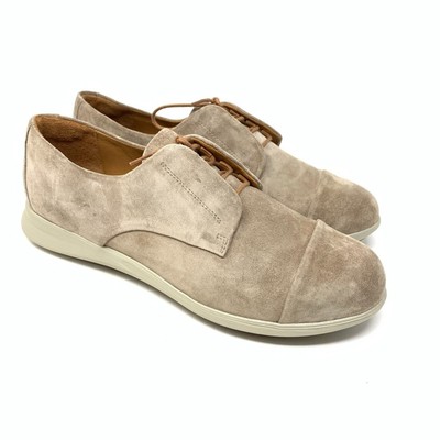 Samuel Hubbard Freedom Now Taupe Suede Women Oxford Size 9M