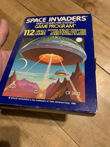 Atari 2600 Space Invaders Sealed Unopened Factory Sealed New Early Print Vintage - Picture 3 of 9