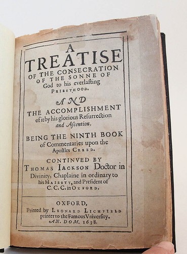 1638 Rare 1st Ed Treatise of the Consecration of the Sonne of God Thomas Jackson - Picture 2 of 8
