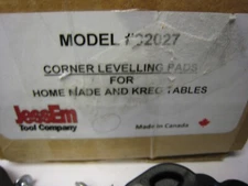 Model 02027 KREG Table Insert Plate Levelers Pads By JESSEM TOOL CO Made CANADA