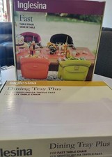 Toddler Dining Table Chair Black, Plus Tray Clear, Infant - Travel Booster - Ing