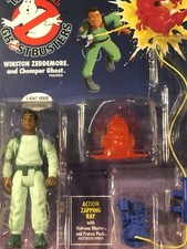 The Real Ghostbusters 2020 Kenner Retro Winston Zeddemore and Chomper Ghost