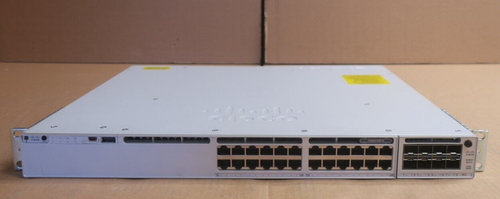 Cisco Catalyst C9300-24T-A 9300 24x 1GbE RJ45 + C9300-NM-8X 1U Managed Switch