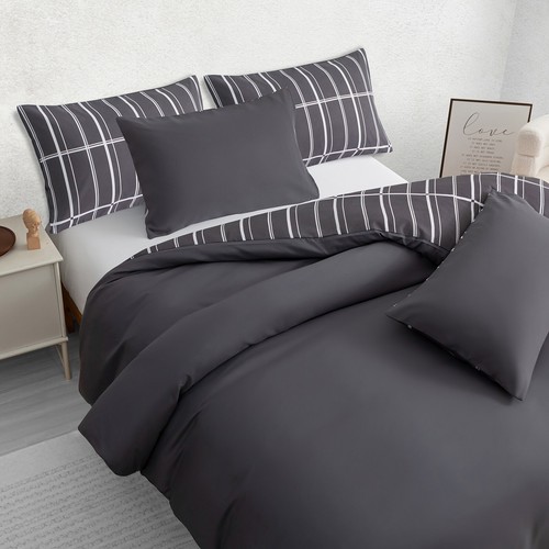 Duvet Cover Set King Size Luxury Reversible Quilt Cover Bedding Set Double - Picture 91 of 504