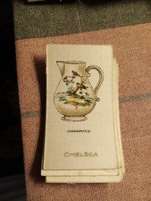 OLD POTTERY & PORCELAIN issued 1914 R J LEA SHORT Silk card Chelsea f