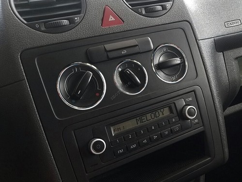 For VW Caddy 2003-2010 Polished Aluminum Heater dash panel Surrounds Rings x3 - Picture 10 of 10