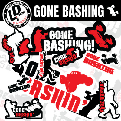 Gone Bashing Sticker Sheet