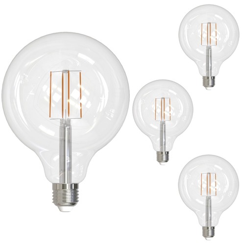 4Pack G40 Vanity Globe Light Bulbs, LED Filament, 3000K, 8.5W(100W), 800LM - Picture 1 of 5