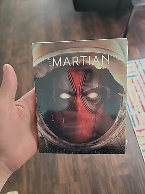 The Martian Blu-ray w/OOP Deadpool Photobomb Slipcover NEW SEALED Matt Damon