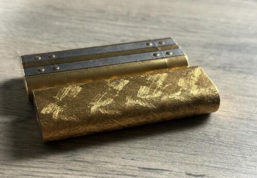 2 x Vintage Cartier Slim Oval Lighters Spares or Repairs Plated Lighters - Picture 2 of 8