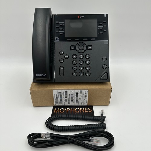 Polycom VVX 450 with Power Supply - 12-Line IP Phone - PoE (2200-48840-001) - Picture 1 of 4