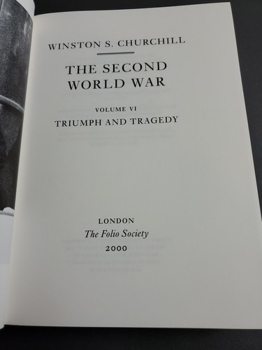 THE SECOND WORLD WAR Winston Churchill 6 Vol Set in Slipcases Folio Society - Picture 18 of 20