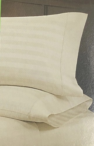 Juego de 2 fundas de almohada Canopy tamaño Queen 300 hilos sin arrugas marfil fresco - Imagen 8 de 10