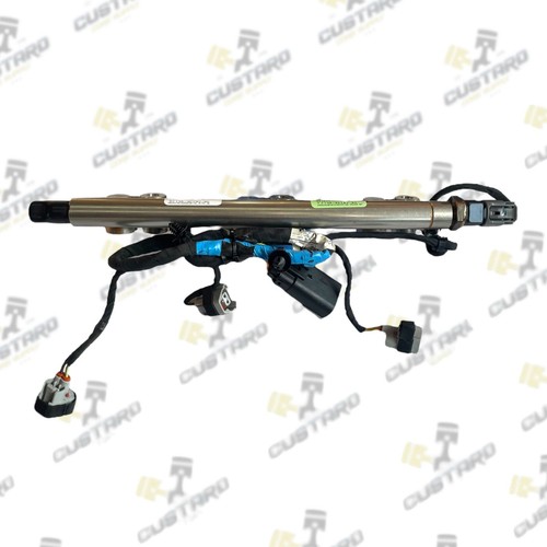 Riel inyector de combustible desnudo Ford F-150 2,7 L V6 Turbo FT4E-BE OEM LH 15-20 - Imagen 2 de 14