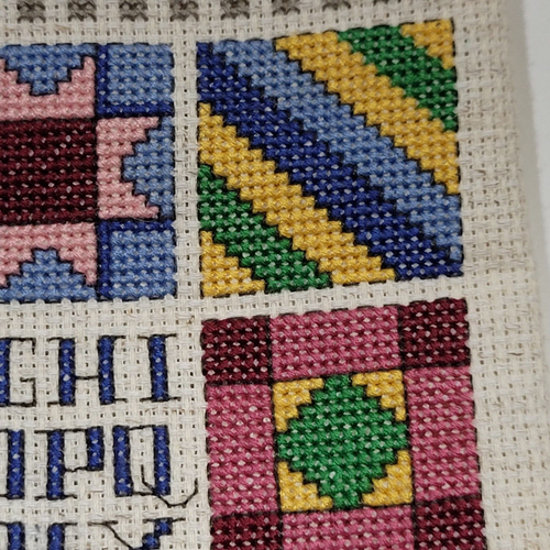 Welcome Country Friends Old Fashioned Finished Cross Stitch Project Unframed - Picture 11 of 23