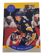 1990-91 Pro Set Hockey Rod Brind'Amour RC #259 St. Louis Blues NHL Flyers