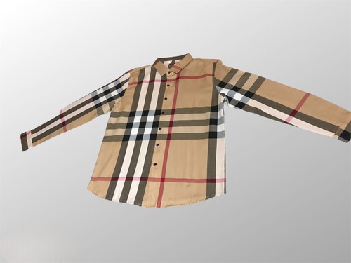 FREE SHIP New Mens Shirt Beige Khaki Black Gray Plaid Button Down Business Top - Picture 8 of 46