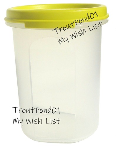 TUPPERWARE Modular Mates Round #2 Set 2 Containers 15 oz Margartia Green Seals - Picture 4 of 4