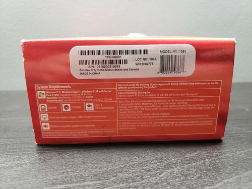 Microsoft LifeCam VX-2000 Web Cam w/ Built-in Microphone PC - USB - Picture 5 of 6