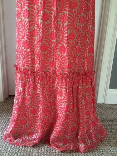 Milly Dark Coral Maxi Dress Halter Top Size 4 - Picture 4 of 11