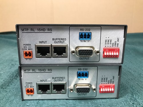 Lot of 2 Extron MTP Series MTP RL 15HD RS - Tested - Power Supply Not Included - Picture 3 of 6