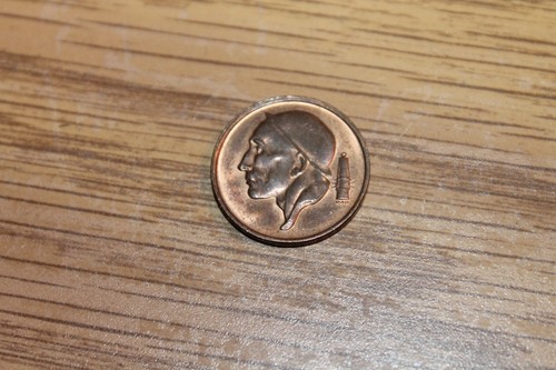 Belgium 1958 50 Centimes - Baudouin I Dutch KM-149.1 Type B Bronze XF #11 - Picture 2 of 4