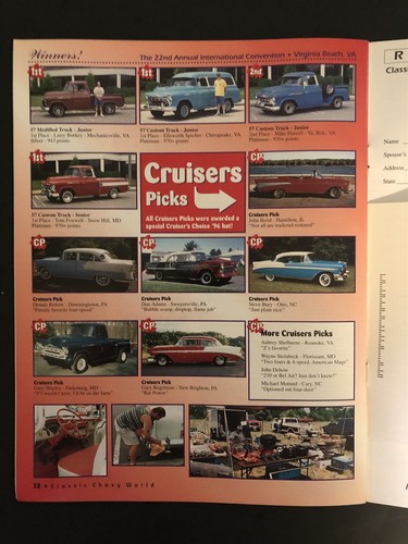 Classic Chevy World Magazine November 1996 Vol 22 No 11 - Bild 2 von 2