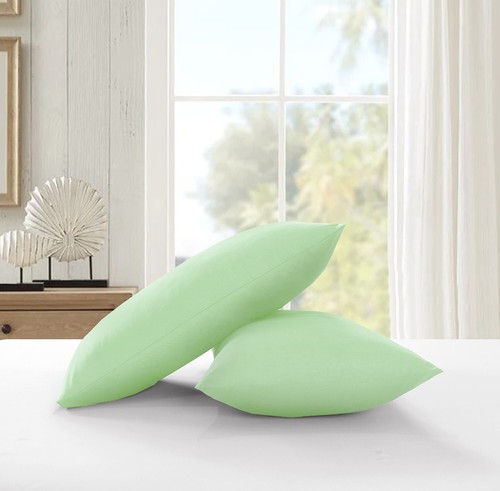 2, 4 X PILLOW CASE LUXURY CASES POLY COTTON HOUSEWIFE PAIR PACK PILLOW COVER - Picture 76 of 201