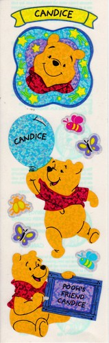 Sandylion Winnie Puuh Namensaufkleber - *Buchstabe C* SUPER SELTEN - NICHT MEHR ERHÄLTLICHE DESIGNS - Bild 5 von 19