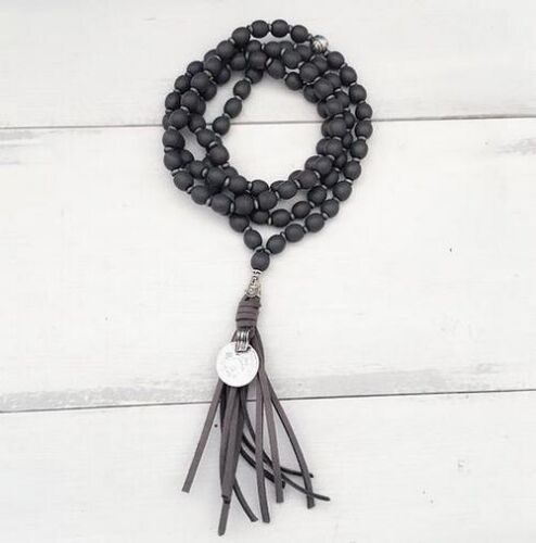 Tassel Pendant Necklace-Wooden Beads Long Necklaces Bohemian Style Women Jewelry - Picture 29 of 45