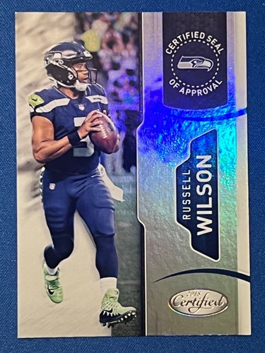 2018 Panini Certified - Certified Seal of Approval #9 Russell Wilson Insert Card