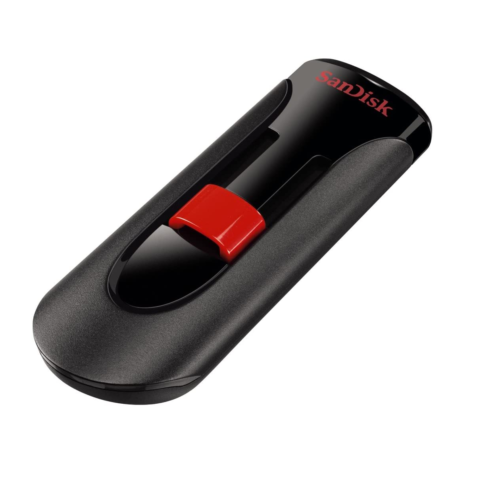 SanDisk Cruzer Glide USB Flash Drive, Black & Red, SDCZ60-256G-B35 - Bild 2 von 6
