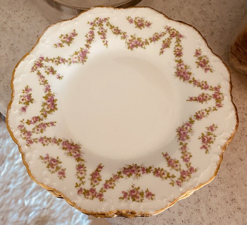 Limoges Teller Französisch Produziert von A.Lanternier Antik. 24k Goldbesatz Unikat. - Bild 1 von 4