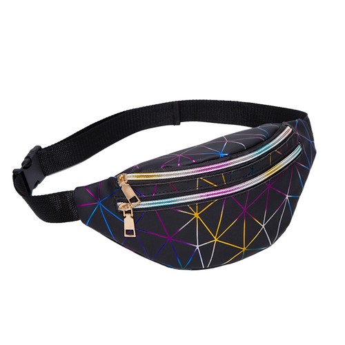 Borsa messenger donna vita pelle geometrica viaggio petto G��rtel soldi?rse - Foto 15 di 16